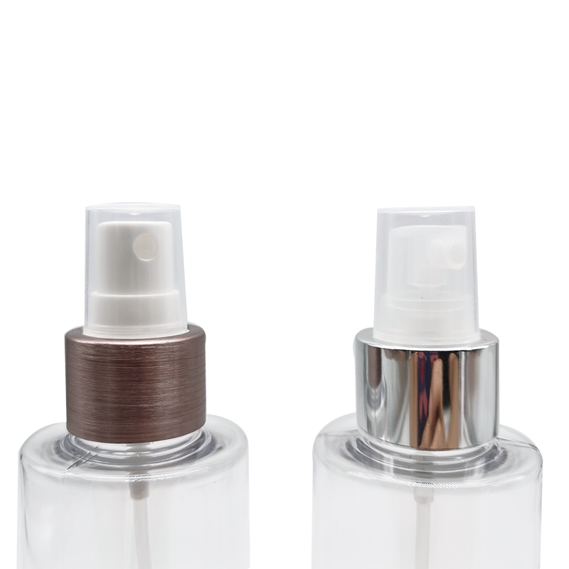 Flacone spray trasparente a spalla piatta