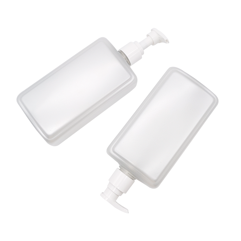 Flacone di lozione per gel doccia shampoo quadrato